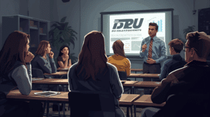DUI education program instructor teaching driver safety techniques