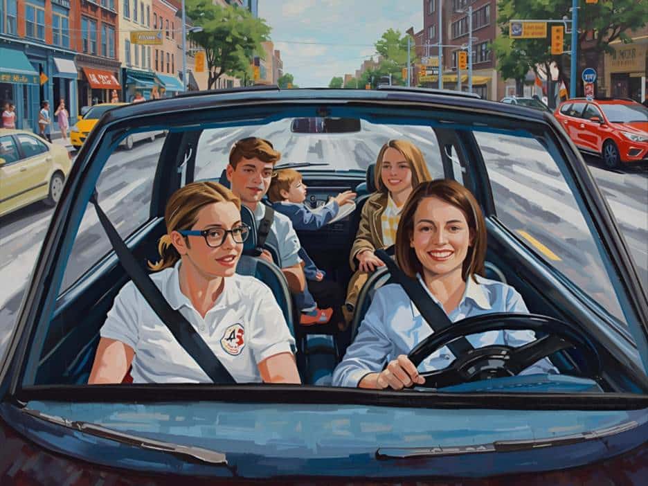 Image Alt: Car driving schools in Illinois provide patient instruction and structured routes for confident learning